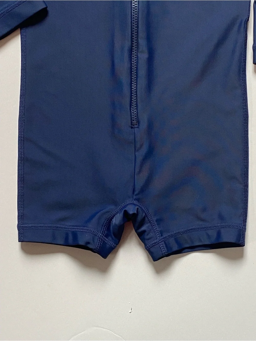 Hannah Anderson Rashguard Swimsuit Size 12 18 months 75 Navy Blue One Piece Zips